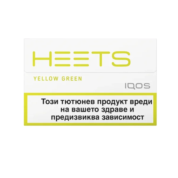 IQOS Heets Yellow Green - Yeşil Limon Aroması